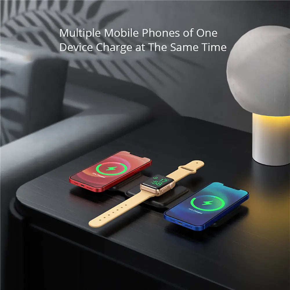 Magnetic 3 in 1 Wireless Charger Foldable