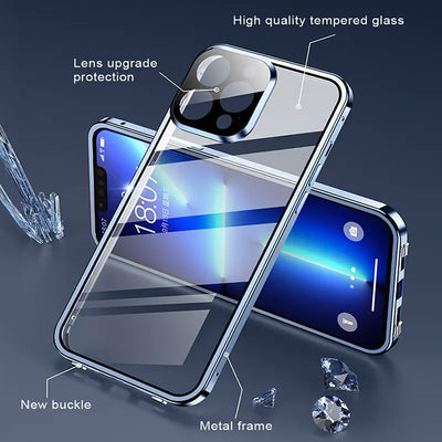 Full Protective Magnetic Snap Lock Case