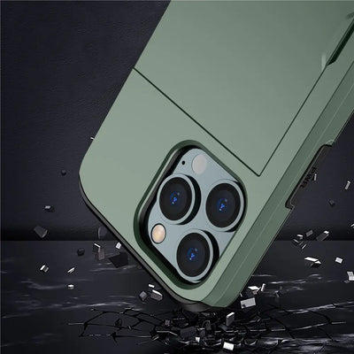 Armor Slide Card Phone Case